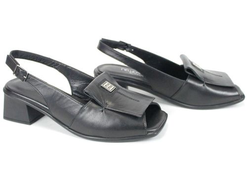 sandale dama elegante negre