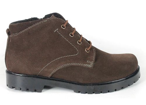 Women's Winter Suede Clarks Boots in Dark Brown – Vert Élégant