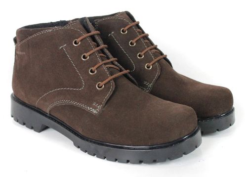 Women's Winter Suede Clarks Boots in Dark Brown – Vert Élégant