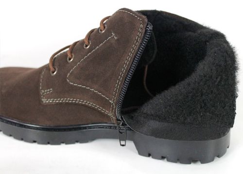 Women's Winter Suede Clarks Boots in Dark Brown – Vert Élégant